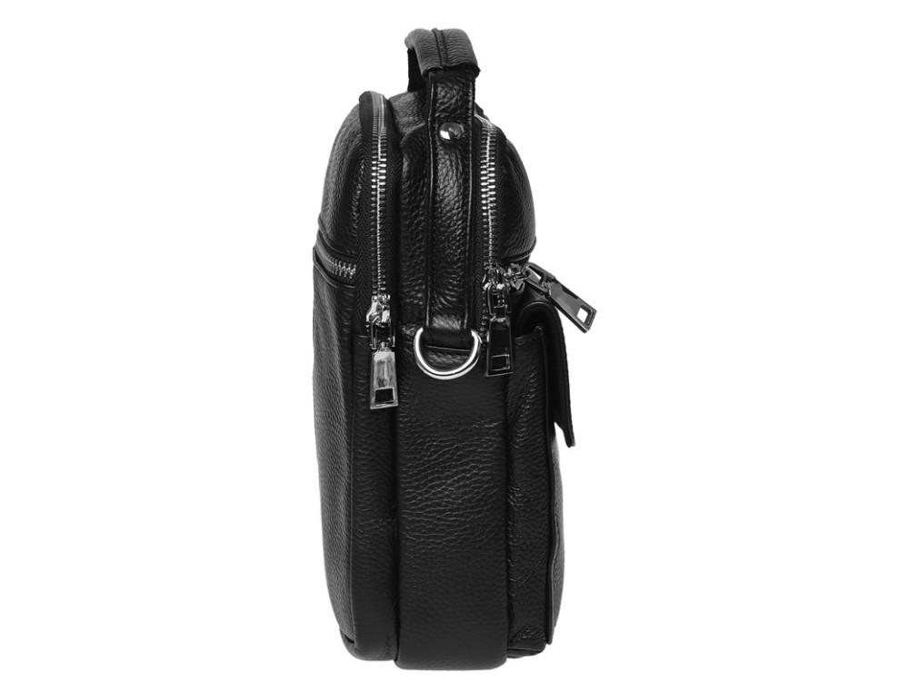 Чоловіча шкіряна сумка-барсетка Ricco Grande K16268-black - Фотографія № 4