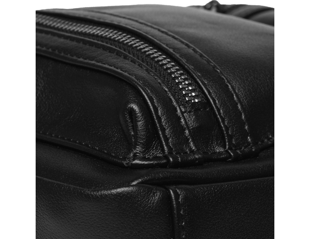Мужская кожаная сумка Ricco Grande K16362-black - Фото № 6