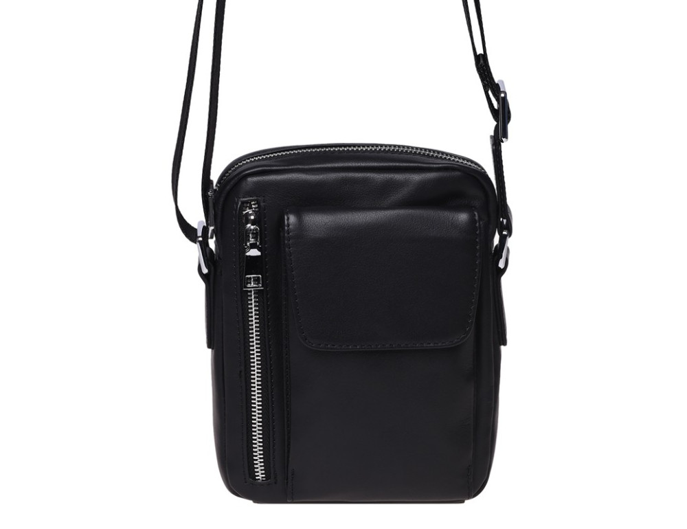 Мужская кожаная сумка Ricco Grande K16426-black - Фото № 2