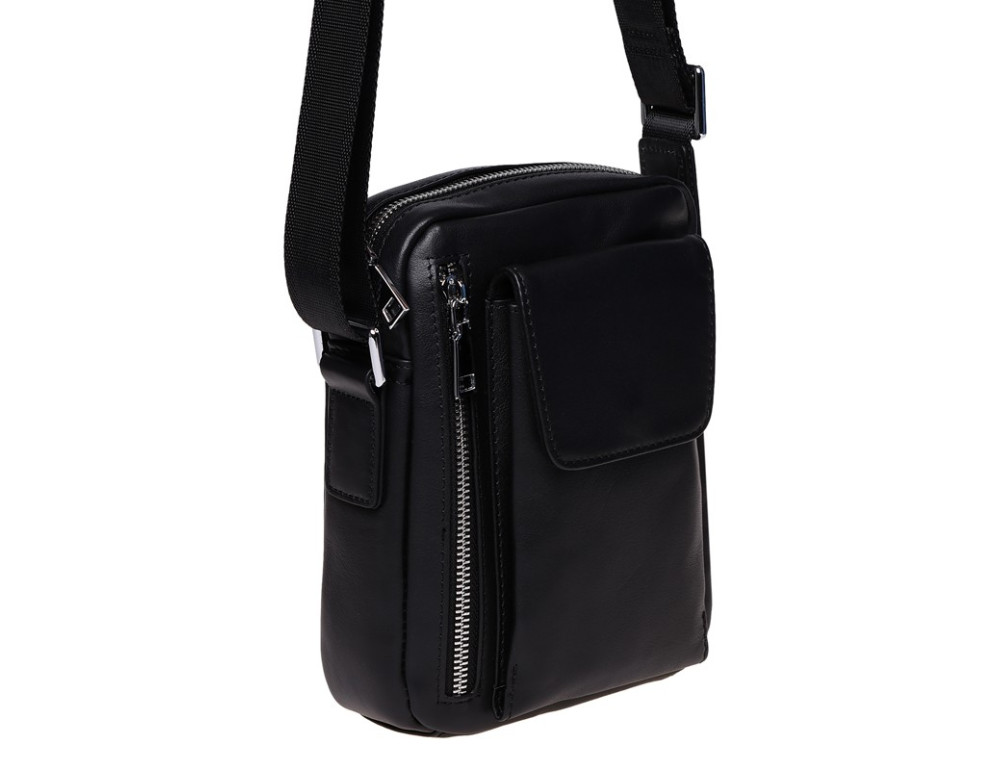 Мужская кожаная сумка Ricco Grande K16426-black - Фото № 4