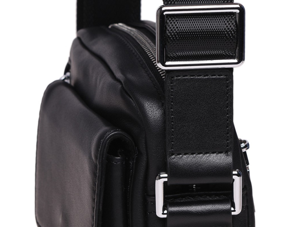 Мужская кожаная сумка Ricco Grande K16426-black - Фото № 6