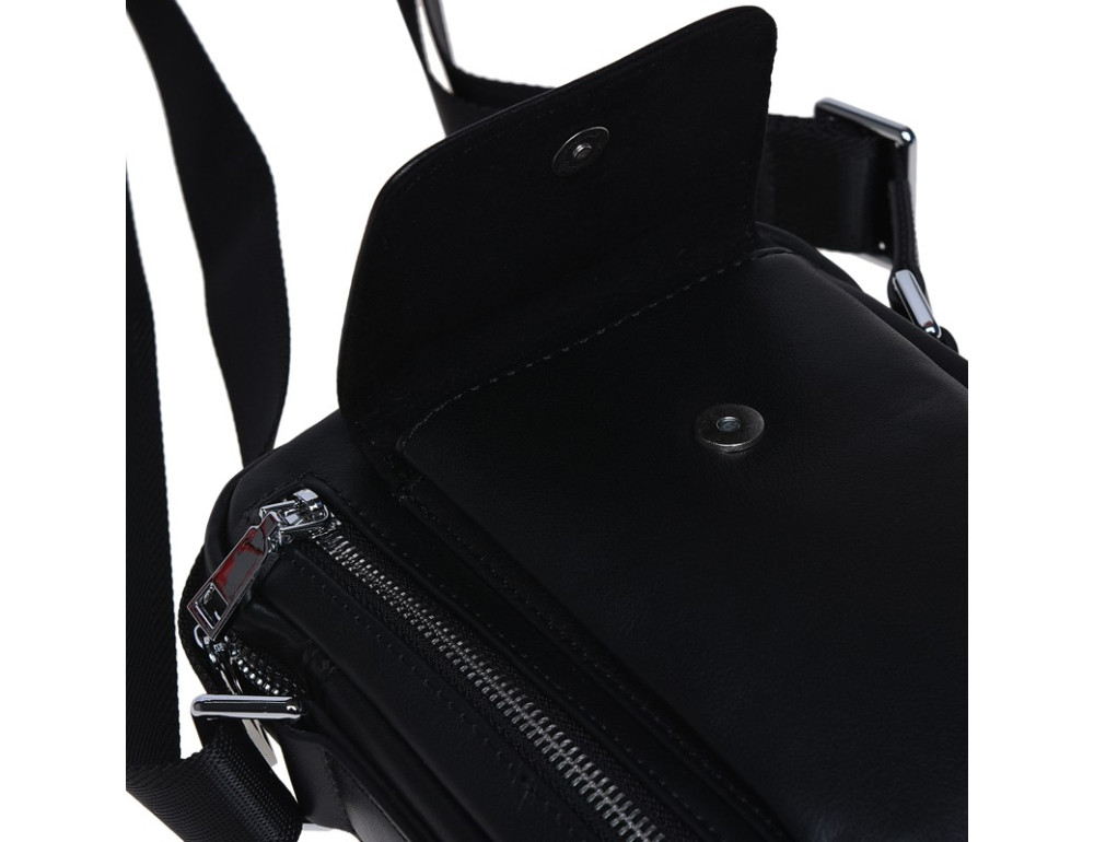 Мужская кожаная сумка Ricco Grande K16426-black - Фото № 7