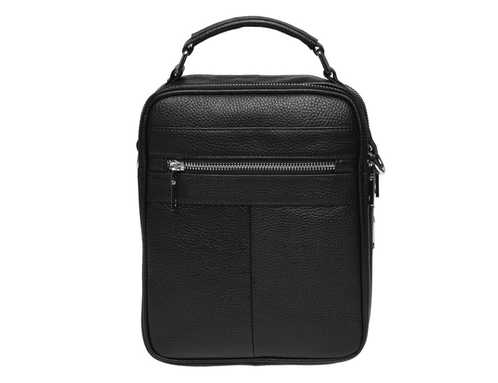 Мужская кожаная барсетка Ricco Grande K16439-black - Фото № 3