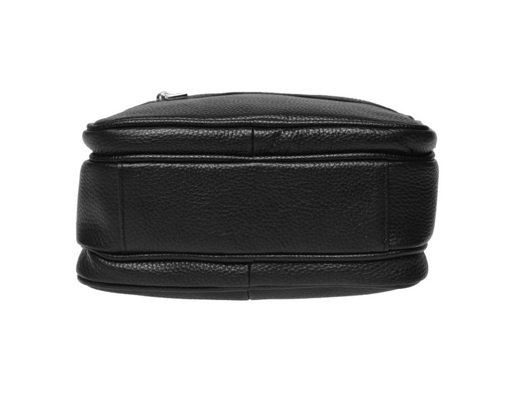Мужская кожаная барсетка Ricco Grande K16439-black - Фото № 5