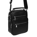 Мужская кожаная барсетка Ricco Grande K16439-black - Фото № 106