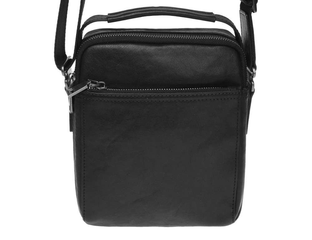 Чоловіча шкіряна сумка через плече Ricco Grande K16458a-black - Фотографія № 2