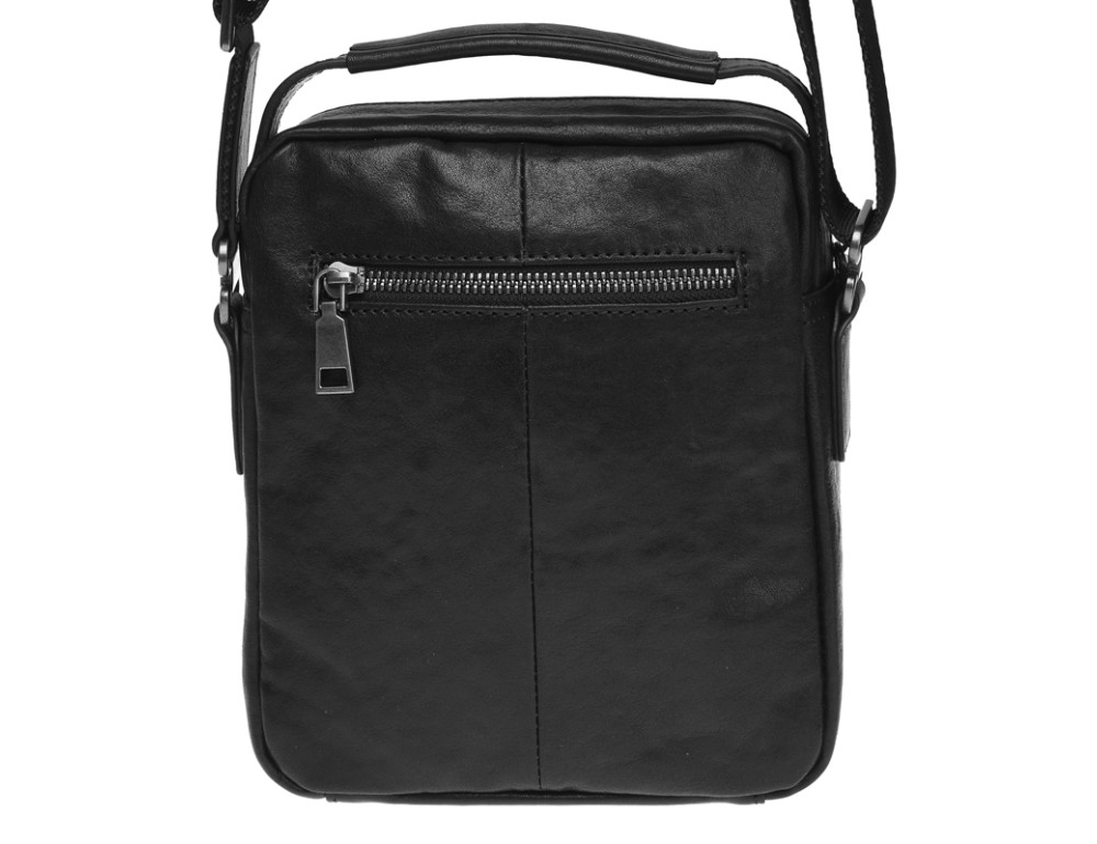 Чоловіча шкіряна сумка через плече Ricco Grande K16458a-black - Фотографія № 4
