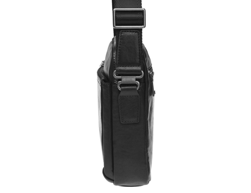 Чоловіча шкіряна сумка через плече Ricco Grande K16458a-black - Фотографія № 5