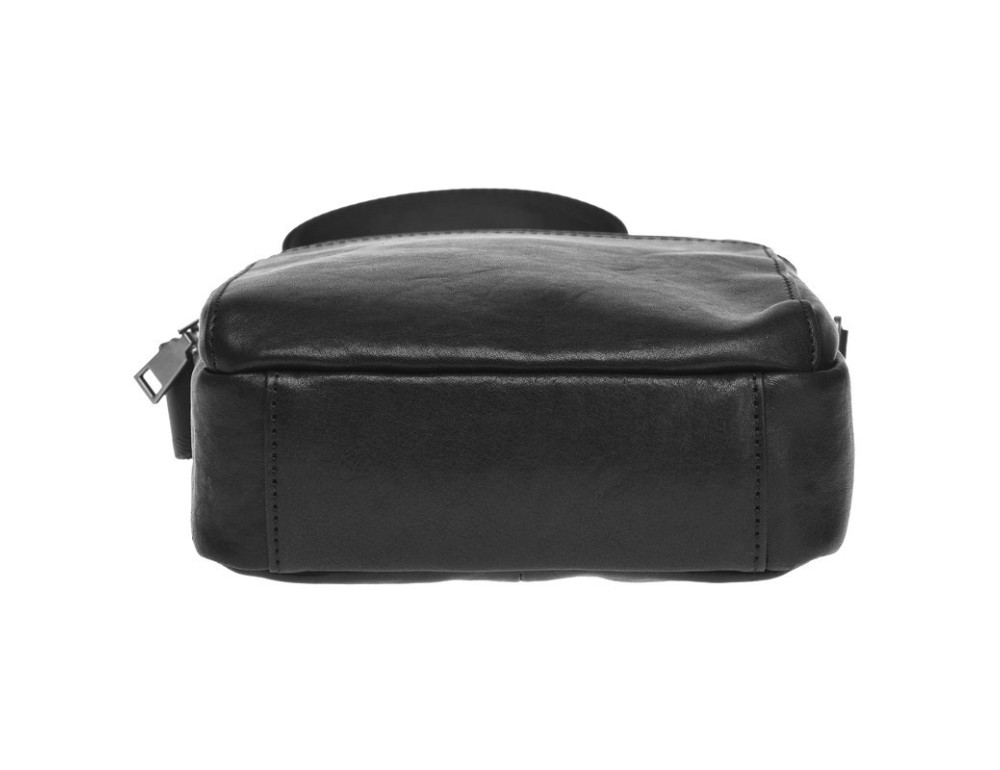 Чоловіча шкіряна сумка через плече Ricco Grande K16458a-black - Фотографія № 6