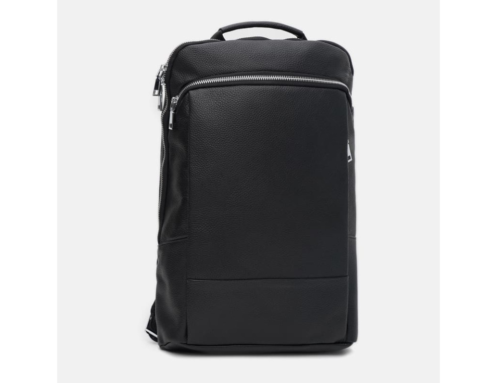 Чоловічий шкіряний рюкзак Ricco Grande K16475bl-black - Фотографія № 2