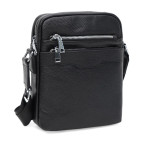 Чоловіча шкіряна сумка через плече Ricco Grande K16507bl-black - Фотографія № 100