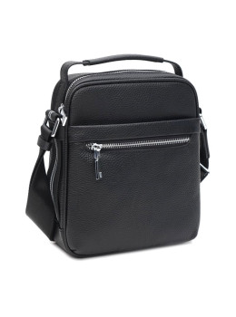 Чоловіча шкіряна сумка-барсетка Ricco Grande K16607а-black