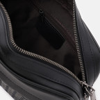Мужская деловая сумка через плечо Ricco Grande K16612bl-black из натуральной кожи - Фото № 104