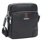 Чоловіча шкіряна сумка через плече Ricco Grande K16615B-black - Фотографія № 100