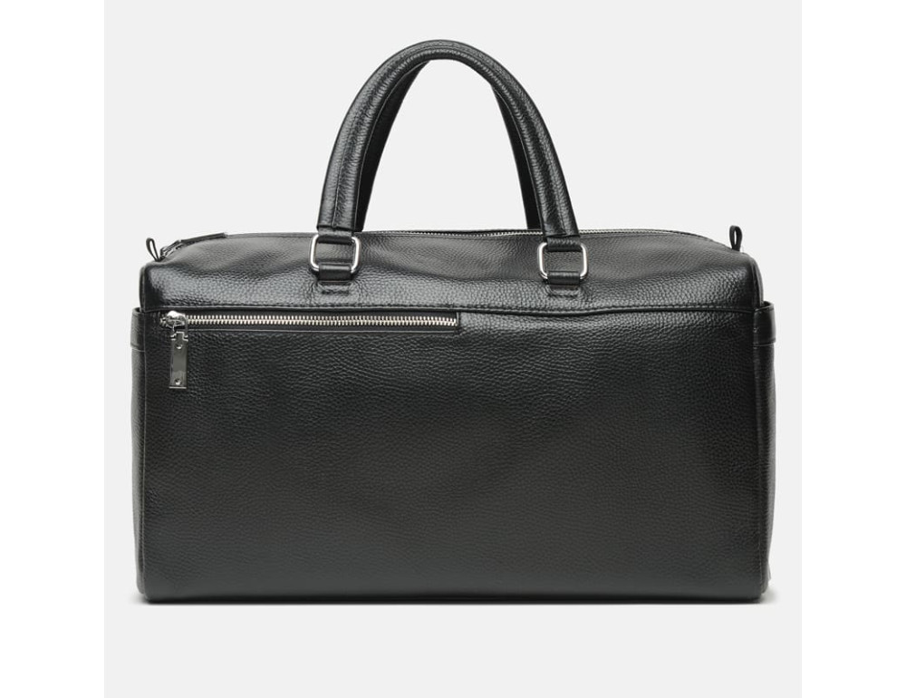 Мужская кожаная дорожная сумка Ricco Grande K166313-2-black - Фото № 2