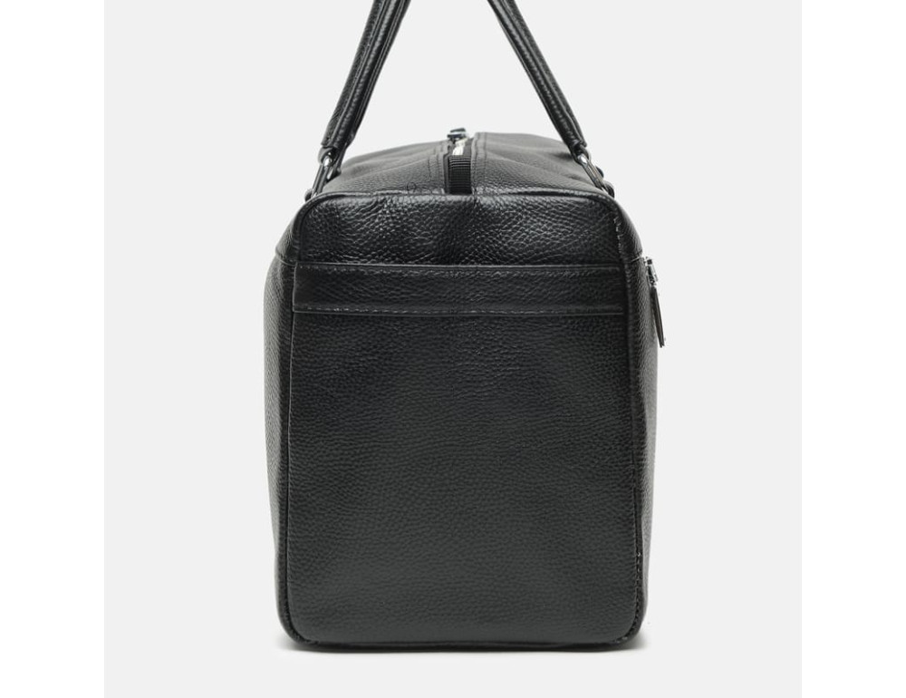 Мужская кожаная дорожная сумка Ricco Grande K166313-2-black - Фото № 4