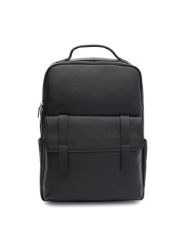 Мужской кожаный рюкзак Ricco Grande K16823bl-black с карманами