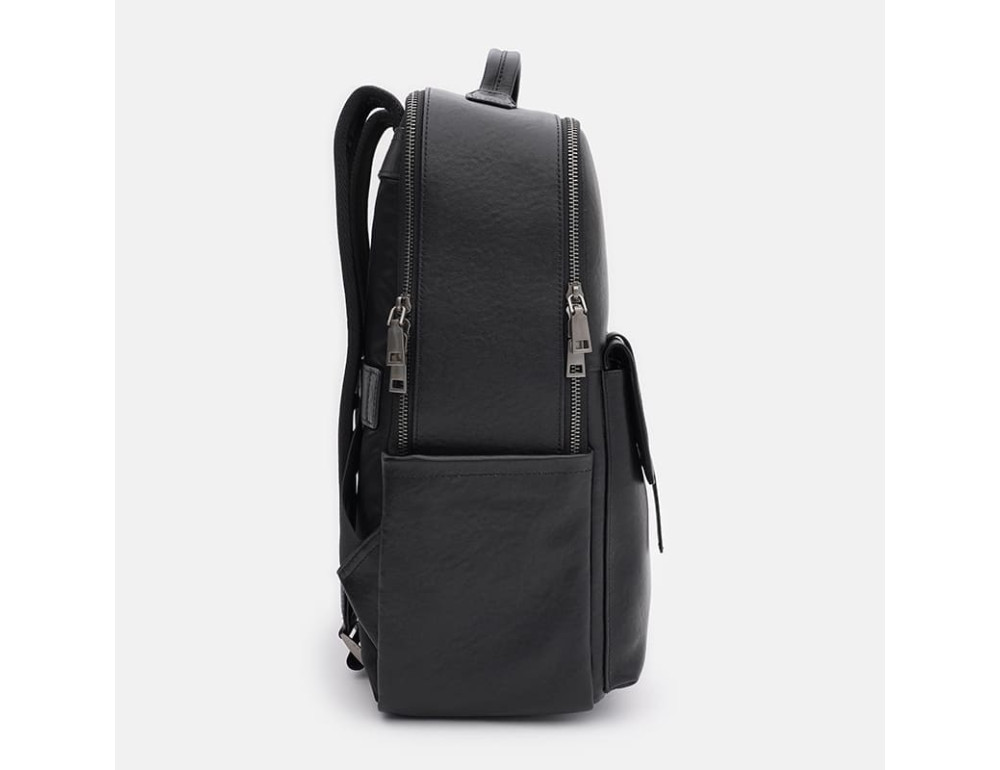 Чоловічий шкіряний рюкзак Ricco Grande K16823bl-black - Фотографія № 4