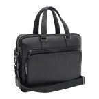 Чоловіча шкіряна сумка формату А4 Ricco Grande K17564-3bl-black - Фотографія № 100