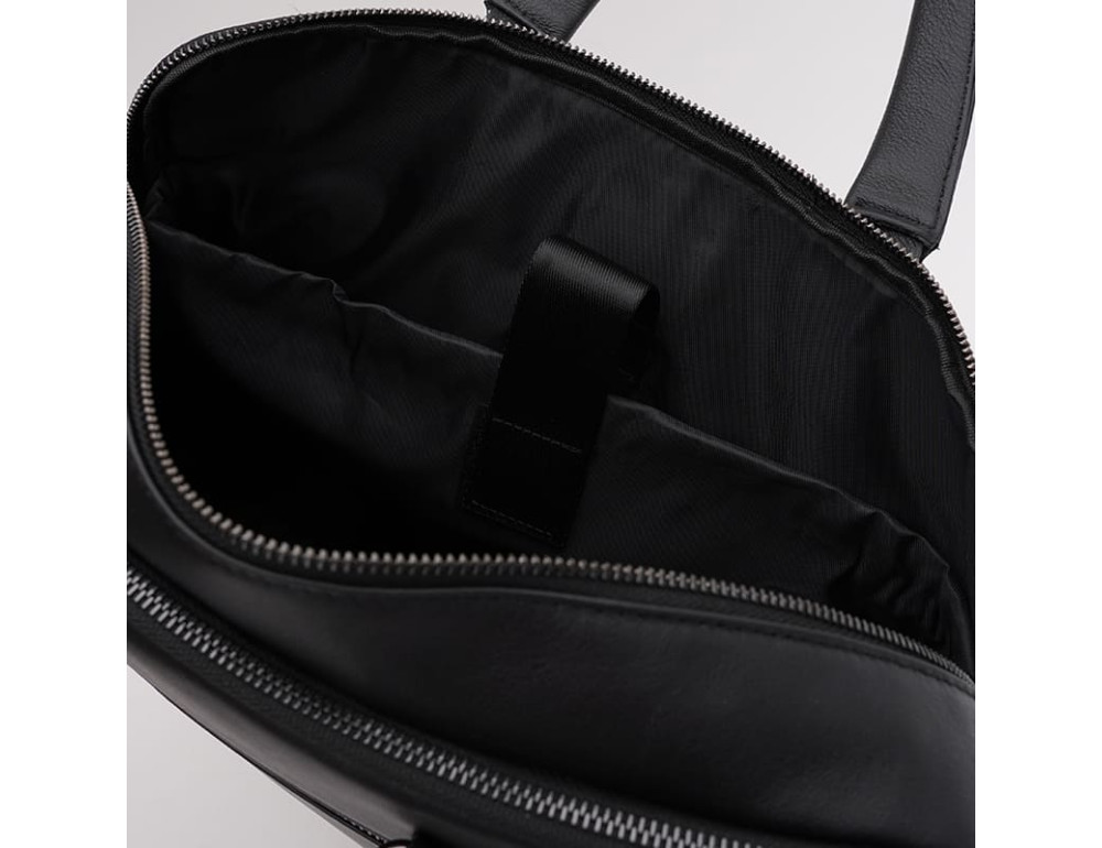 Чоловіча шкіряна сумка формату А4 Ricco Grande K17564-3bl-black - Фотографія № 5