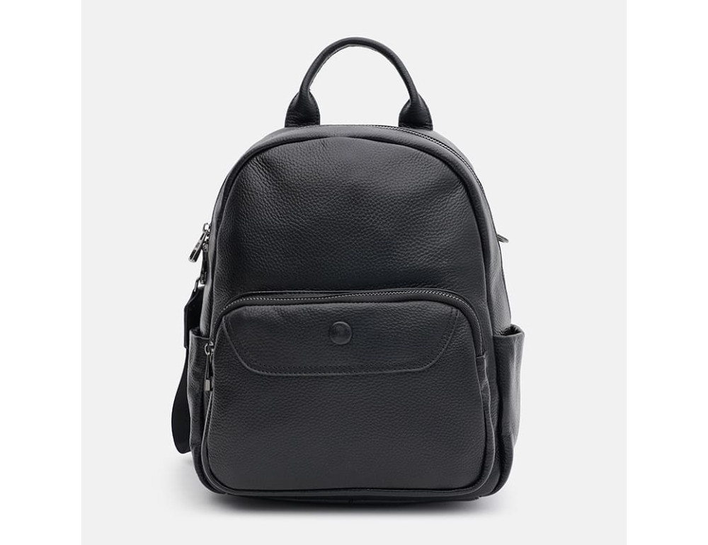 Женский кожаный рюкзак Ricco Grande K18091bl-black - Фото № 2