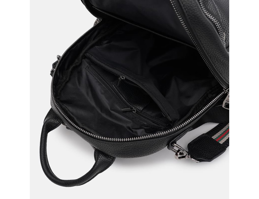Жіночий шкіряний рюкзак Ricco Grande K18095bl-black - Фотографія № 5