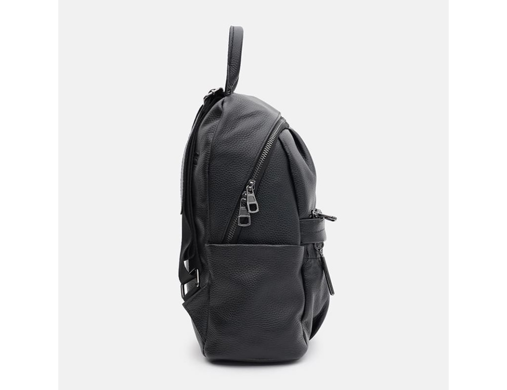 Жіночий шкіряний рюкзак Ricco Grande K18166bl-black - Фотографія № 4