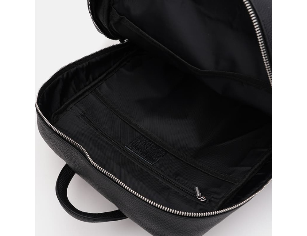 Мужской кожаный рюкзак Ricco Grande K18509-3bl-black - Фото № 5