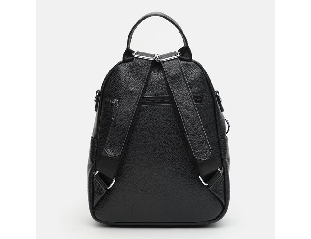 Женский кожаный рюкзак Ricco Grande K1857-black - Фото № 4