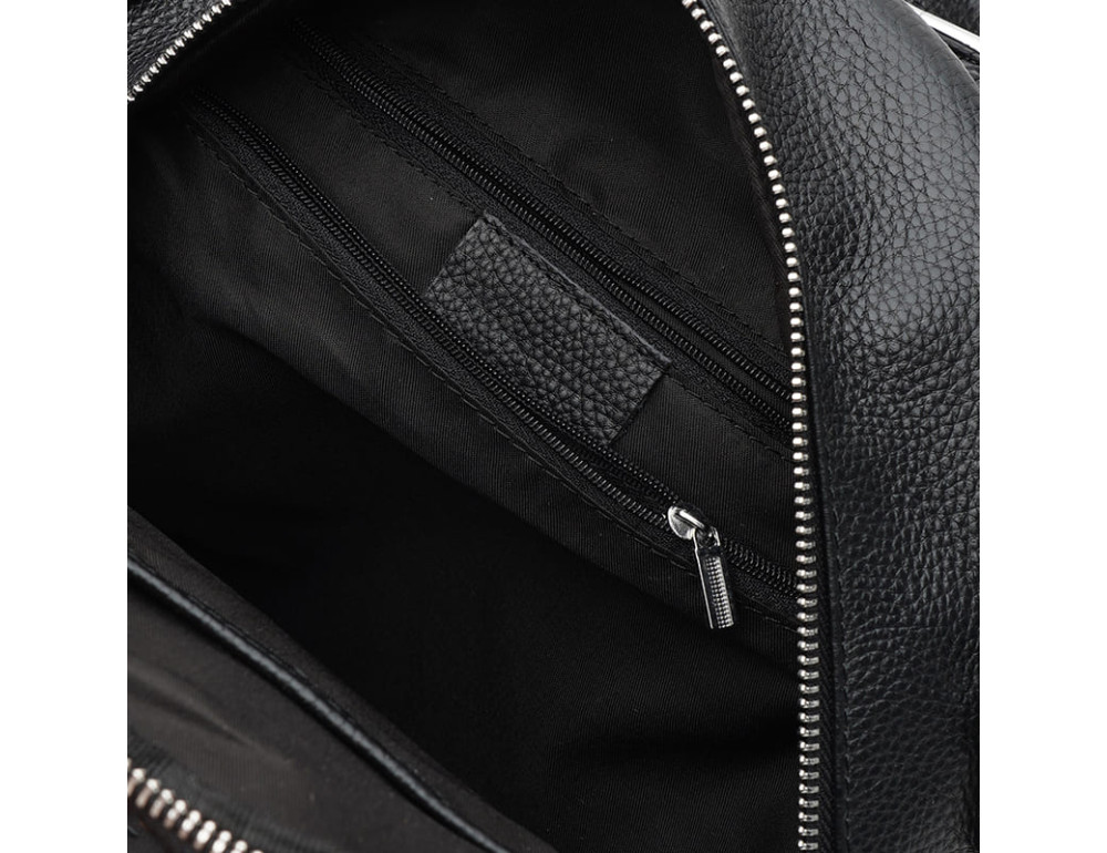 Женский кожаный рюкзак Ricco Grande K1857-black - Фото № 7