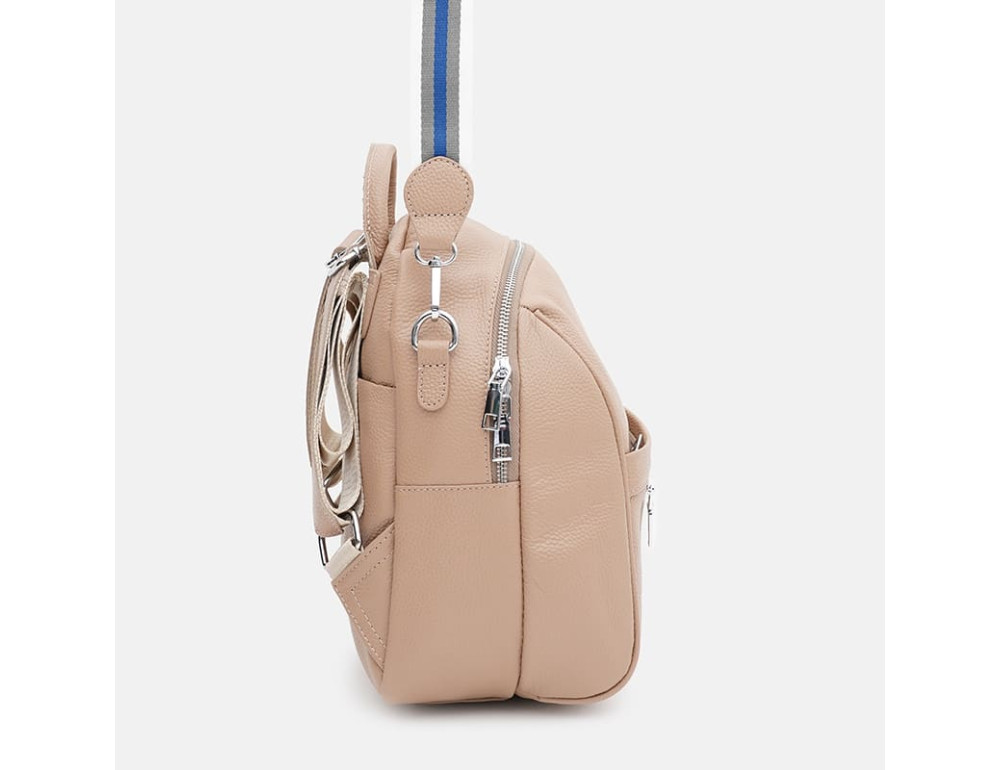 Женский кожаный рюкзак Ricco Grande K188815be-beige - Фото № 4