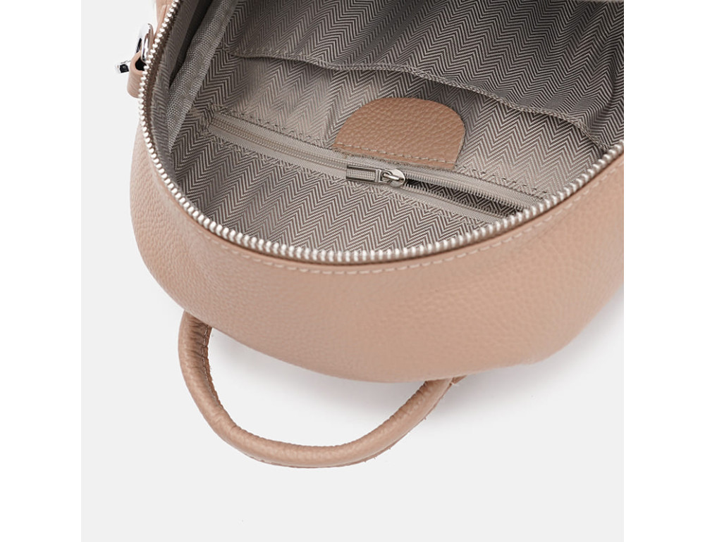 Женский кожаный рюкзак Ricco Grande K188815be-beige - Фото № 5