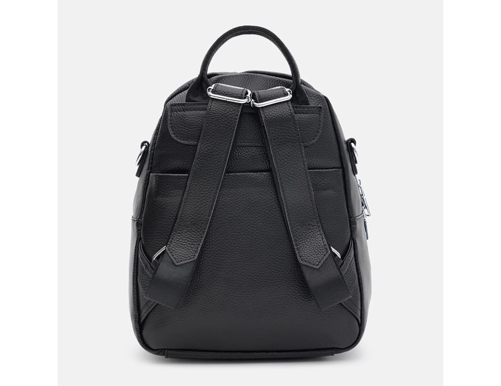Женский кожаный рюкзак Ricco Grande K188815bl-black - Фото № 3