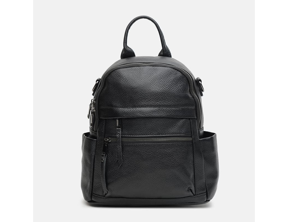 Жіночий шкіряний рюкзак Ricco Grande K188819 Black - Фотографія № 3