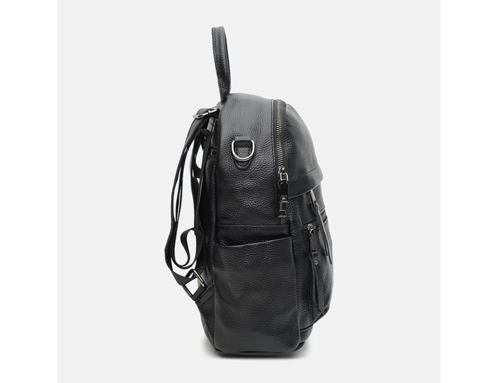 Жіночий шкіряний рюкзак Ricco Grande K188819 Black - Фотографія № 5