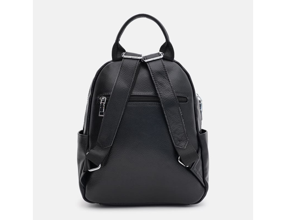 Жіночий шкіряний рюкзак Ricco Grande K18885bl-black - Фотографія № 3