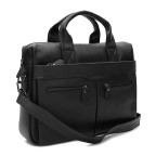 Чоловіча шкіряна сумка для документів Ricco Grande K19005 (Black) з відділом для ноутбука - Фотографія № 101