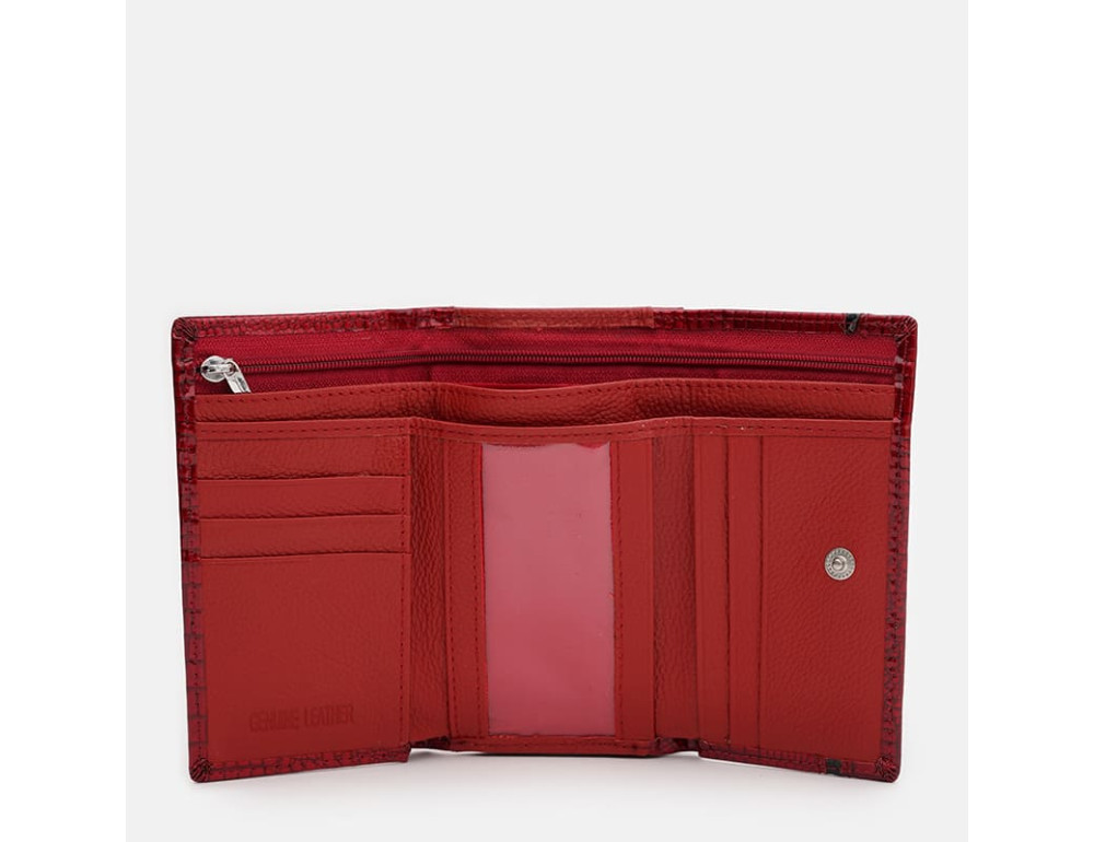 Жіночий лакований гаманець Ricco Grande K1AE308r-red - Фотографія № 4