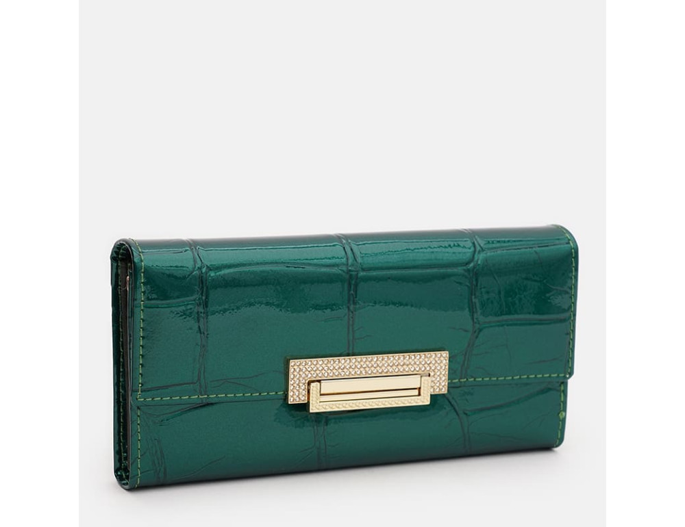 Женский кожаный кошелек Ricco Grande K1S505-1g-green - Фото № 2