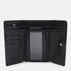 Жіночий шкіряний гаманець Ricco Grande K1AE214BL-Black (чорний, з тисненням під крокодила) - Фотографія № 102