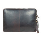 Кожаная папка на молнии Ashwood K40 BRN - Фото № 100