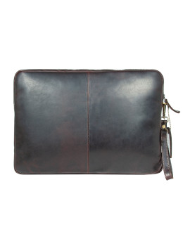 Кожаная папка на молнии Ashwood K40 BRN