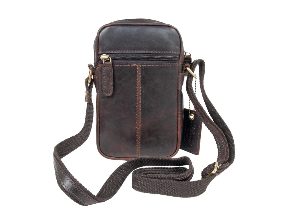 Сумка чоловіча для телефону Ashwood K41 Brown - Фотографія № 4