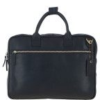 Чоловіча сумка для документів з натуральної шкіри Ashwood K46 Black - Фотографія № 101