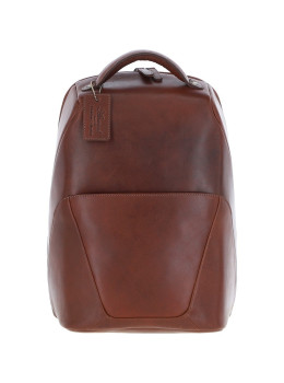 Мужской рюкзак из натуральной кожи Ashwood K47 Chestnut