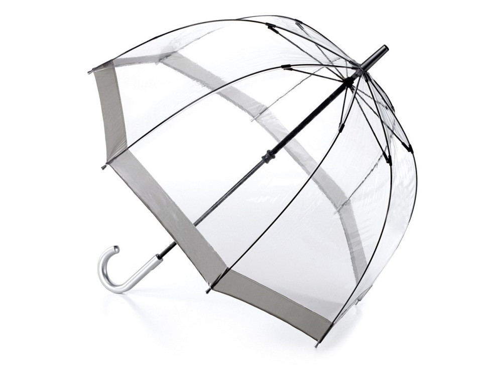 Парасолька жіноча Fulton L041-015599 Birdcage-1 Silver - Фотографія № 1 Парасолька жіноча Fulton L041-015599 Birdcage-1 Silver - Фотографія № 1