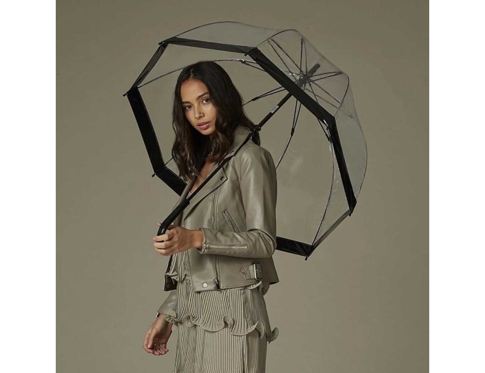 Парасолька жіноча Fulton L041-015605 Birdcage-1 Black - Фотографія № 2
