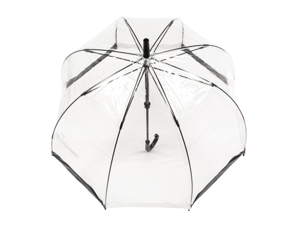 Парасолька-тростина жіноча Fulton Birdcage-1 L 041-015865 Black White (Черно-белый) - Фотографія № 4