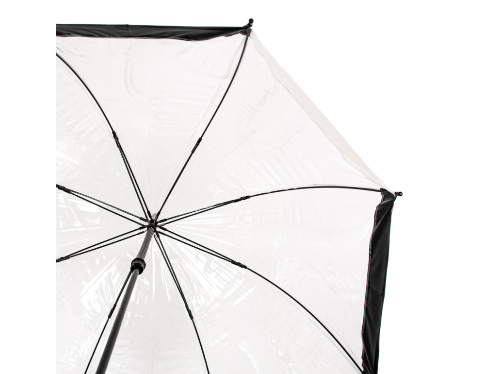 Парасолька-тростина жіноча Fulton Birdcage-1 L 041-015865 Black White (Черно-белый) - Фотографія № 8