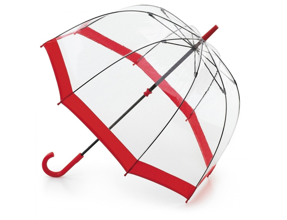 Парасолька-тростина жіноча Fulton Birdcage-1 L041 Red (Червоний) - Фотографія № 1 Парасолька-тростина жіноча Fulton Birdcage-1 L041 Red (Червоний) - Фотографія № 1